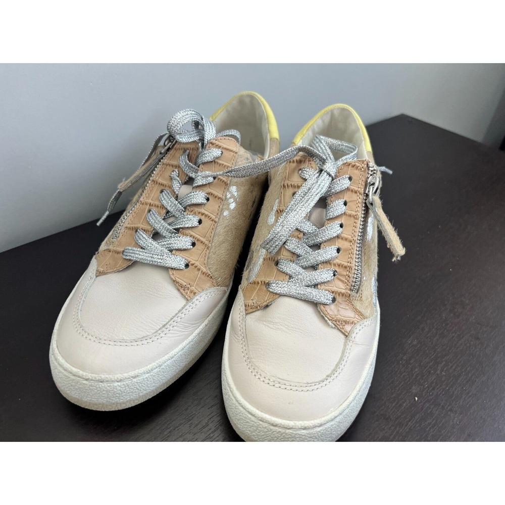 Dolce Vita Womens Miya Sz 7.5 Multi Suede Glitter Lace Up‎ Sneakers - Picture 6 of 8
